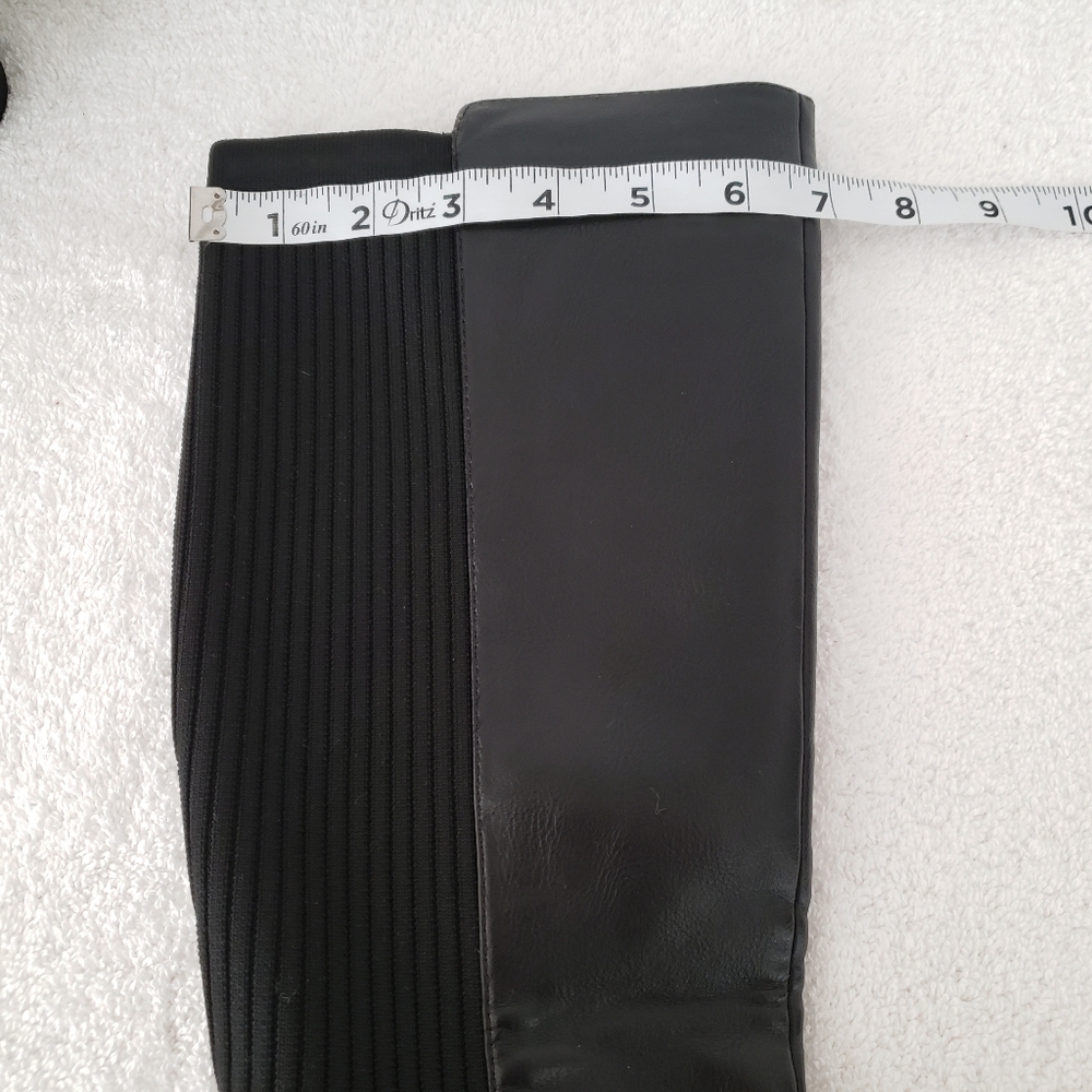 Kenneth Cole Levon Black Knee-High Women's Boots Size 9 Riding - Picture 6 of 11